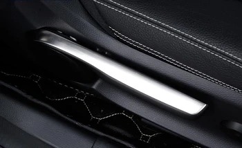 Automobilių stiliaus Interjeras, Sėdynės reguliavimo padengti apdailos juostelės 3D Lipdukas, skirtas Mercedes Benz B Klasė CLA GLA W176 W246 C117 Priedai