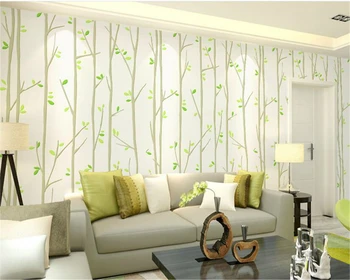 Beibehang 3d tapetai Aplinkos neaustinių šiuolaikinės estetinės šviežių sielovados gėlių kambarį, miegamąjį, TV foną
