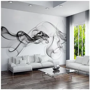 Beibehang Užsakymą 3D foto tapetai Dūmų debesys abstraktaus meno tapetai modernus minimalistinis miegamasis, sofa-lova, TV sienos freskos popieriaus