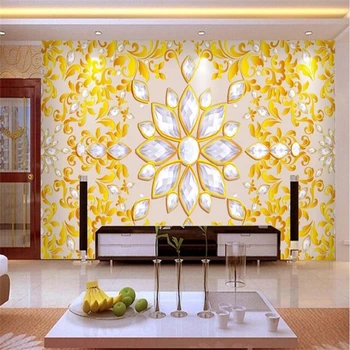 Beibehang Užsakymą 3d tapetai freskomis gyvenimo kambario, miegamasis naujas Kinijos šiuolaikinės deimantų papuošalai, lubos, lubų namų puošybai