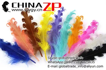 CHINAZP Gamyklos 100pieces/daug Aukščiausios Kokybės Dažytos Multicolors Riesta Žąsų Satinettes Palaidų Plunksnų Vaikams Handwear