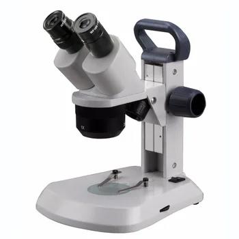 Dviguba Šviesos diodų (LED) Mikroskopą--AmScope Prekių 10X-20X-40X Dviguba Šviesos diodų (LED) Nešiojama Stereo Mikroskopas