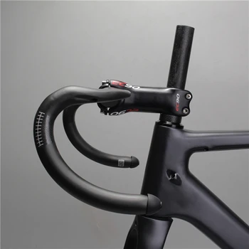 EC90 Originali Originalus naujausias visas anglies pluošto kelių dviratį rankenos automobilių rankena lenktynių lenkimo Dviračio Rankenos 400/420/440MM