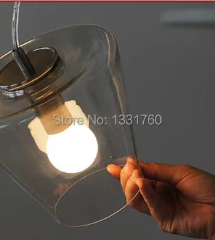 Edison Lemputės, KAITINAMOSIOS PAKABUKAS APŠVIETIMO YC priedai veltiniams, vilna lempa Šiuolaikinės Meridian Skaidraus Stiklo lempos