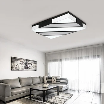 (EICEO) Modernus Minimalistinio Geometrijos LED Lubų šviestuvas Kūrybos Asmeninį Apskrito Miegamasis Šviesos Lempos Patalpų Lubų Apšvietimas