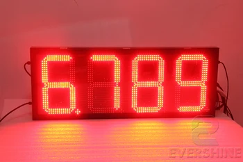 Eismo pranešimas, pasirašyti 16 colių raudona vienos spalvos skaitmeninis lauko LED ekranas/ekrano degalinė kaina ekranas