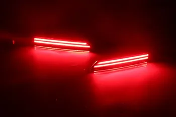 EOsuns LED naktį veikia šviesos + stabdžių žibintas + posūkio signalo, galinis bamperis šviesos Nissan murano-16, belaidžio tinklo jungiklis