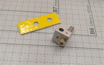 Funssor CTC MK8 EXTRUDER hotend kit 0.4mm marked Nozzle ptfe tube throat ceramic block for FOR CTC BIZER REPLICATOR 3D printer