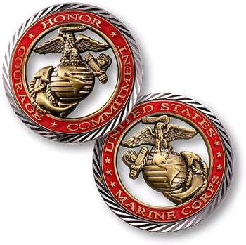 JAV karinio jūrų Laivyno ir Oro Pajėgų/ Coast Guard Pagrindinės Vertybės Iššūkis Monetos,Nemokamas Pristatymas