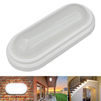 Jiawen moistureproof anti rūko lempa 10W virtuvės, tualetas, koridorius, balkonas, sienos lempa 220V AC