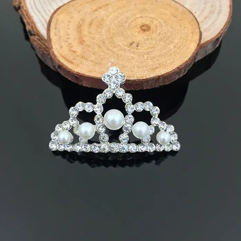 Karšto Pardavimo didmeninės 20pcs/daug kalnų krištolas Mygtuką diamond Vestuvių Mygtuką crystal crown 