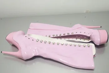 Karšto parduoti moterų batai, 2018 nauja pink super fine aukšto kulno moterų batai, 15CM ašigalio šokių ūgio Šokių Bateliai