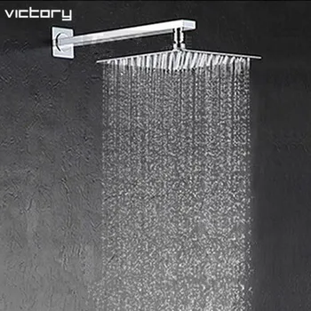 Kritulių prie Sienos tvirtinamas dušo nustatyti, vonios dušo maišytuvas maišytuvas su 8 colių dušo galvutė vonia, dušo komplektas