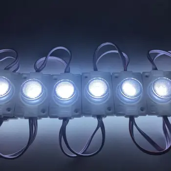 Labai šviesus vandeniui Edge lit LED Modulis 2W 3030 led lempos, šviesa, šviesos reklama su objektyvo DC12V didmeninė 1000pcs/daug