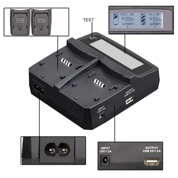 LVSUN Universalus Telefonas+AA+Kamera Automobilio/AC Li-30B Li30B Įkroviklis Adapteris Olympus Stylus Entuziazmas /MJU-mini Digital ir Plunksna Entuziazmas