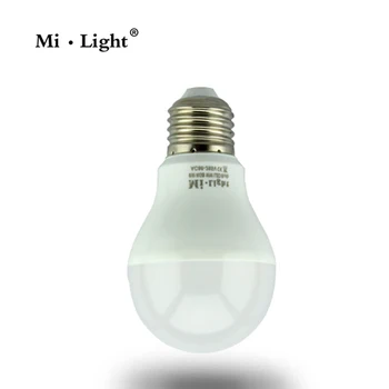 Mi Šviesos 2.4 G AC110V 220V E27 6W Wifi RGBWW RGB+BMT LED Lempos Belaidžio Ryškumo reguliavimas Pritemdomi LED Lemputės