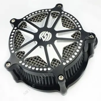 Motorcycle CNC Air Cleaner Intake Filter For Harley Softail Dyna Glide Rocker FLHR 2001-2007
