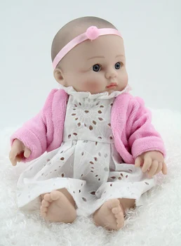 Naujas 23-25cm Reborn Baby Doll Minkšto Silikono Brinquedos Ankstyvojo Ugdymo Lėlės Kūdikių Dušas, Žaislai, Lėlės, Imitavimo Nėščia dovana