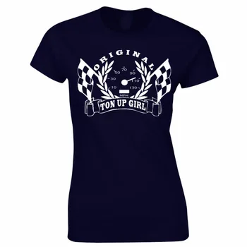 Naujos Moteriškos T-Shirt Juokinga Medvilnės trumpomis Rankovėmis Originalių T-Shirt Cafe Racer Dviratininkas Ponios Dovana Idėja Mum miesto Kpop Tee Marškinėliai