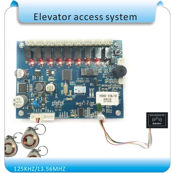 Nemokamas pristatymas 13.56 MHZ liftas / Keltuvas prieigos valdymo sistemos rinkinys ,10000 vartotojų, Jokios programinės įrangos, liftų prieigos sistema valdyba