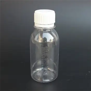 Nemokamas pristatymas 150/200/250/500ml Anti-theft apima skaidrus PET plastikinių butelių didmeninė mėginio buteliukas skysčio butelis subpackage