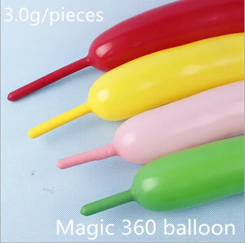 Nemokamas pristatymas 360 žaislai balionai 100 vienetų/daug 3.0 g Ilgi Balionai Specialios formos balionas magija didmeninė lateksiniai balionai