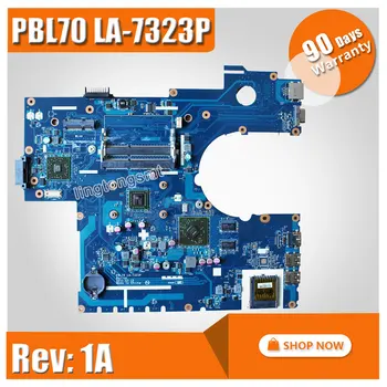Original For ASUS motherboard X73B K73B K73BY K73BR mainboard PBL70 LA-7323P Rev: 1A with CPU 4 pieces video memory tested