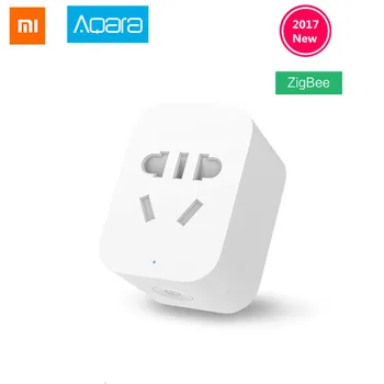 Originalus Xiaomi Aqara Mi Smart WiFi Lizdo Kištuką ZigBee Versijos Nuotolinio Valdymo Dirbti Su Xiaomi 