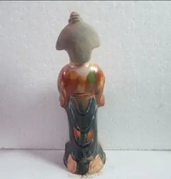 Parengti tango sancai keramikos ir porceliano statula gražus senovės Kinijoje moteris