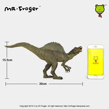 Ponas Froger Spinosaurus Kilnojamojo Dinozaurų Realus bauda Žaislai Gyvūnų Juros periodo Vaikams dovanų Senovės Gyvūnų, Žaislų Modelio Apdaila