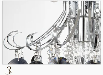 Prabangūs Krištolo Sietynas Kambarį Lempos blizgikliai de cristal patalpų Apšvietimas Kristalų Karolius, Šviestuvai Krištolo Šviesa