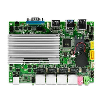 QOTOM Mini PC PFSense AES-NI su 4 Gigabit ethernet NIC, Core i3 i5 i7 Procesorius, Ventiliatoriaus Mini PC su Nuosekliojo Prievado