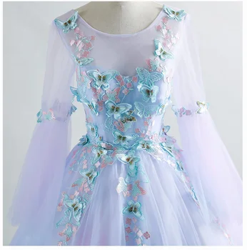 Realių 18thcentury royal court drugelis siuvinėjimo kamuolys suknelė viduramžių suknelė Renesanso suknelė karalienės Viktorijos Belle Kamuolys suknelė