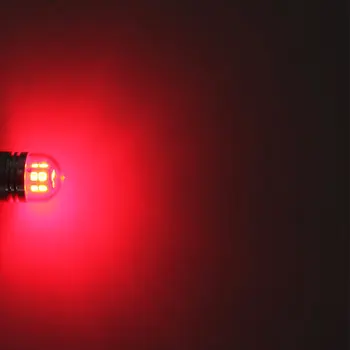 S25 1156 Automobilių Sunkvežimių LED Priekiniai Galiniai Posūkio Signalo Lemputė Šviesos Šaltinis 3000K Raudonos Šviesos 10V DC Didmeninė 32V