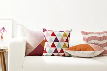 Skandinavijos modernus minimalistinio nukentėjo spalvos, geometriniai skalbiniai, pagalvės dangtelis namas audinys minkštas apranga sofos pagalvėlių apvalkalus, pagalvių užvalkalai