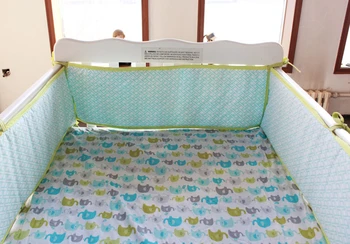 Skatinimas! 5VNT Lovelę Patalynės Komplektas Jogo De Cama kūdikių lova bamperis vaikiška Lovelė patalynės Komplektas (4bumper+lova padengti)