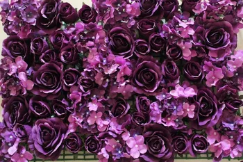 SPR Nemokamas Pristatymas - violetinė-8pcs/daug Artificialsilk rožių gėlių sienos vestuvių fone, vejos/ramstis kelių pirmaujančios rinkos apdaila