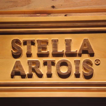 Stella vvg artois Alaus 3D Medinis Ženklas