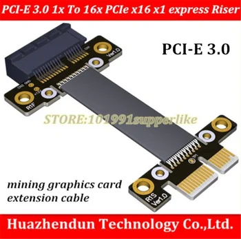 Stove PCI-E 3.0 1x Iki 16x PCIe x16 x1 pcie Riser kasybos grafika kortelės ilgiklis PCI-Express Gen3 8Gbps Mažai energijos