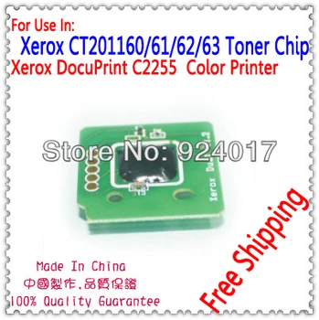 Tonerio Mikroschemą Fuji Xerox DocuPrint C2255 C2250 C3360 Spausdintuvą,Už Xerox CT201160 CT201161 CT201162 CT201163 Tonerio Reset Chip
