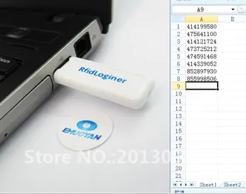 USB 13.56 Mhz Artumo Jutiklio Skaitytuvas Dongle Rungtyniauti RFID Skaitytuvas