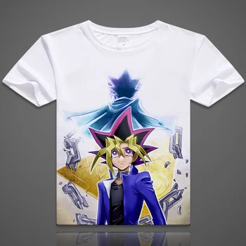 Yu-Gi-Oh! T-shirt Anime Yugi Mutou Cosplay Trumpas Rankovės marškinėliai Seto Kaiba Kvėpuojantis Marškinėlius Mados Vyrai Moterys Tees
