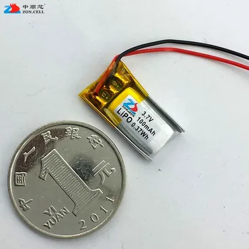 Į 100mAh 401025 3,7 V ličio polimerų baterija 401125 Bluetooth, mikro prietaisas su apsaugos valdybos Li-ion Ląstelių