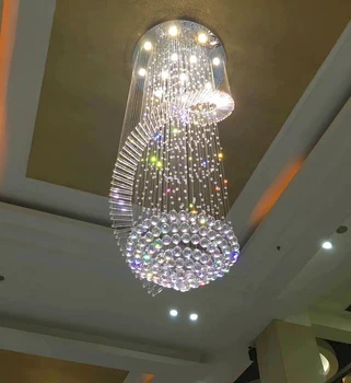 Šiuolaikinės Kristalų Liustra Apšvietimo Šviestuvas LED Šviestuvais, Namų Patalpų Apšvietimas Foyer Hotel Club Kavinės, Restoranas Lašas Šviesos
