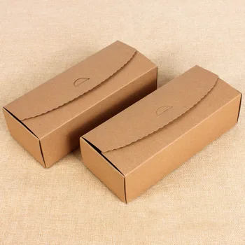 100vnt 23x7x4cm baltos arba kraft popieriaus dovanų dėžutė pakuotės Ekranas box dovanų dėžutės vestuvių/juvelyriniai dirbiniai/saldainiai/maisto produktų laikymo dėžės