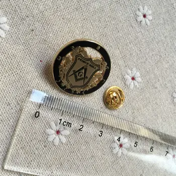 10vnt didmeninė PRINCAS SALĖ Shield Atlapas Pin metalo amatų dovanų, suvenyrų emblemos masonai ženklelis lodge segtukai, sagės