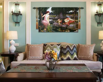 110*175 Belgija gobelenas gyvenamasis kambarys sofos fone siena antklodė graikų Mitologijoje dailės namų tekstilės audinio