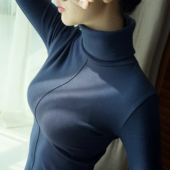 2018 m. Pavasarį, Rudenį Moterų Marškinėliai 95% Medvilnės Plius Dydžio Marškinėliai, Femme Golfo ilgomis Rankovėmis Harajuku Aukštos Kokybės marškinėlius