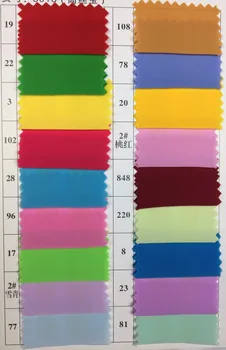 2018 Pardavimo Tiesioginės prekybos Dažytos 38 Spalvų Mados 150d Poliesterio Rožinės spalvos Šifono Medžiaga