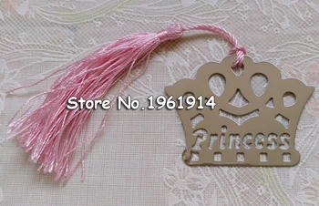 50PCS Išskirtinį Princess Crown Žymos regalos de boda para los invitados Kūdikių Dušas, Suvenyrai Girl Dovanos Vestuvių Nori
